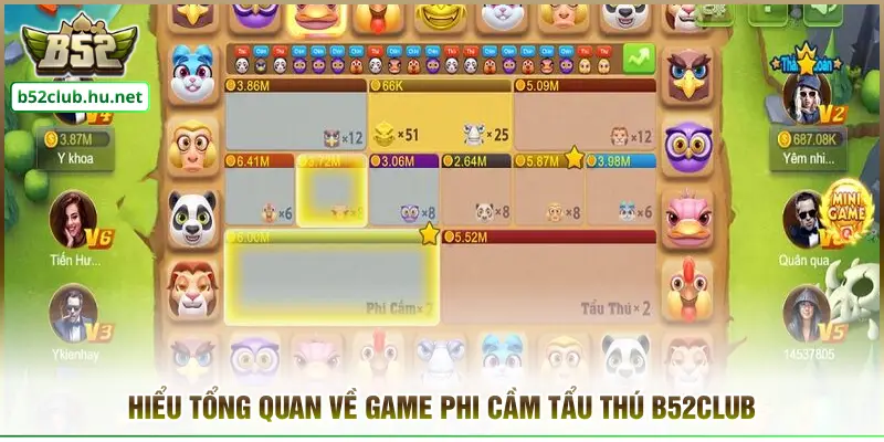 Hiểu tổng quan về game Phi Cầm Tẩu Thú B52club