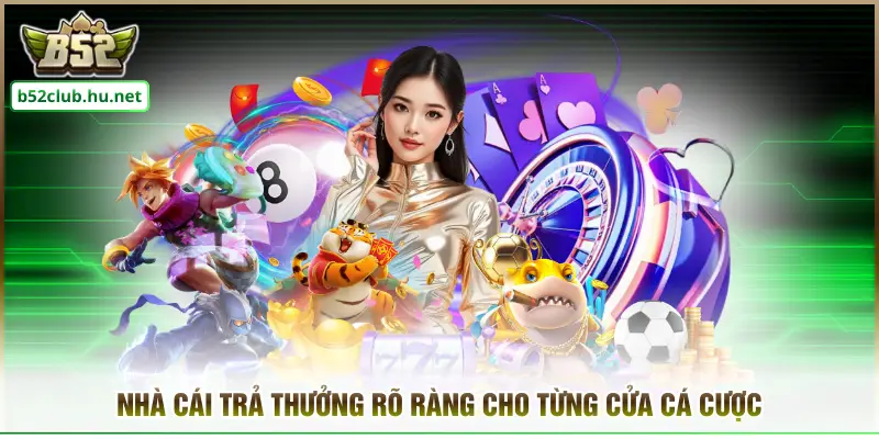 Cổng game trả thưởng rõ ràng cho từng cửa cá cược